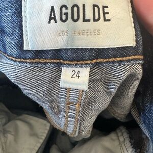 Agolde Dame Indigo Denim Jeans